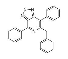 6-benzyl-4,7-diphenyl-[1,2,5]thiadiazolo[3,4-c]pyridine结构式