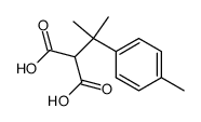 (1-methyl-1-p-tolyl-ethyl)-malonic acid Structure