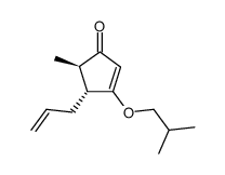 4-methyl-5-prop-2-enylcyclopentane-1,3-dione isobutyl enol ether Structure