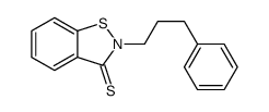 2-(3-phenylpropyl)-1,2-benzothiazole-3-thione Structure