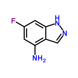 6-Fluoro-1H-indazol-4-amine Structure