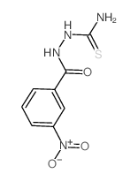 Benzoic acid, 3-nitro-,2-(aminothioxomethyl)hydrazide picture