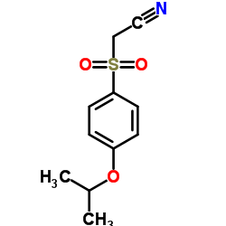 (4-ISO-PROPOXY-BENZENESULFONYL)-ACETONITRILE结构式