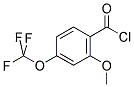 2-METHOXY-4-(TRIFLUOROMETHOXY)BENZOYL CHLORIDE结构式