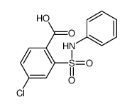 4-Chloro-2-(N-phenylsulfamoyl)benzoic acid Structure