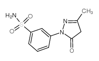 3-Methyl-1-(3'-sulfoamidophenyl)-5-pyrazolone Structure