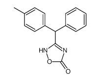 3-[(4-methylphenyl)-phenylmethyl]-2H-1,2,4-oxadiazol-5-one结构式