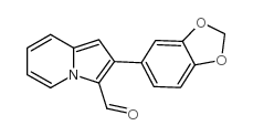 2-(1,3-Benzodioxol-5-yl)indolizine-3-carboxaldehyde Structure