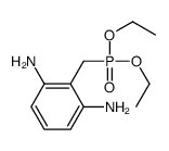 2-(diethoxyphosphorylmethyl)benzene-1,3-diamine Structure