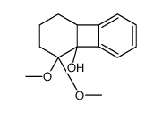 4,4-dimethoxy-1,2,3,8b-tetrahydrobiphenylen-4a-ol结构式