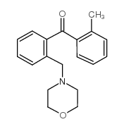 2-METHYL-2'-MORPHOLINOMETHYL BENZOPHENONE结构式
