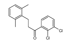 2',3'-DICHLORO-3-(2,6-DIMETHYLPHENYL)PROPIOPHENONE结构式