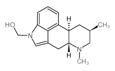 Ergoline-1-methanol, 6,8-dimethyl-, (8-beta)-结构式