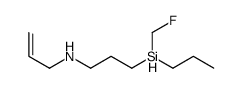 3-[fluoromethyl(propyl)silyl]-N-prop-2-enylpropan-1-amine结构式