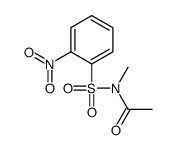 N-methyl-N-(2-nitrophenyl)sulfonylacetamide Structure