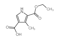 5-(乙氧基羰基)-4-甲基-1H-吡咯-3-羧酸图片