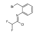 N-[2-(bromomethyl)phenyl]-2,2-difluoroethanimidoyl chloride Structure