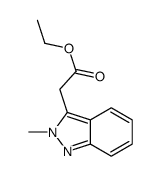 ethyl 2-(2-methylindazol-3-yl)acetate Structure