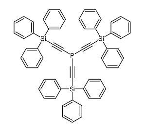 tris(2-triphenylsilylethynyl)phosphane结构式