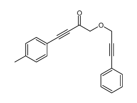 4-(4-methylphenyl)-1-(3-phenylprop-2-ynoxy)but-3-yn-2-one结构式