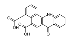 4-amino-3-benzoylnaphthalene-1,8-dicarboxylic acid结构式