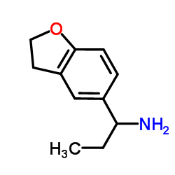 1-(2,3-Dihydro-1-benzofuran-5-yl)-1-propanamine结构式