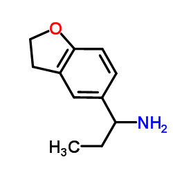 1-(2,3-Dihydro-1-benzofuran-5-yl)-1-propanamine Structure