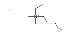 ethyl-(3-hydroxypropyl)-dimethylazanium,iodide Structure