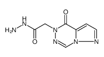 Pyrazolo[1,5-d][1,2,4]triazine-5(4H)-acetic acid, 4-oxo-, hydrazide结构式