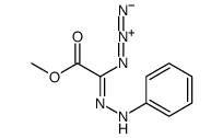 methyl 2-azido-2-(phenylhydrazinylidene)acetate结构式