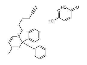 1-(4-cyanobutyl)-gamma-methyl-alpha,alpha-diphenylpyridinium hydrogen maleate picture