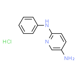 N2-phenylpyridine-2,5-diamine hydrochloride结构式