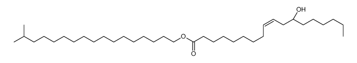 isooctadecyl (R)-12-hydroxyoleate structure