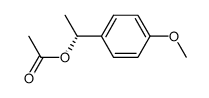 (R)-(+)-1-(4-methoxyphenyl)ethyl acetate Structure