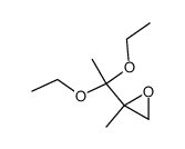 2-methyl-2-acetyloxirane diethylketal结构式