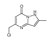 5-(chloromethyl)-2-methyl-1H-pyrazolo[1,5-a]pyrimidin-7-one Structure