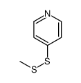 4-(methyldisulfanyl)pyridine结构式