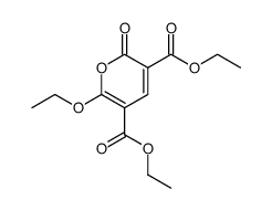 4t-ethoxy-4c-hydroxy-buta-1,3-diene-1,1,3-tricarboxylic acid-1,3-diethyl ester-1-lactone结构式