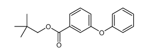 2,2-dimethylpropyl 3-phenoxybenzoate结构式