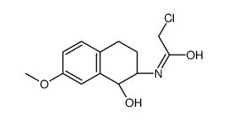 2-chloro-N-[(1S,2S)-1-hydroxy-7-methoxy-1,2,3,4-tetrahydronaphthalen-2-yl]acetamide Structure