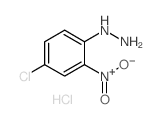 4-Chloro-2-nitrophenyl hydrazine hydrochloride结构式