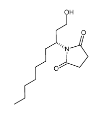 1-(1-hydroxydecan-3-yl)pyrrolidine-2,5-dione结构式