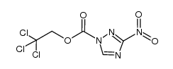 2,2,2-trichloroethyl 3-nitro-1H-1,2,4-triazole-1-carboxylate Structure