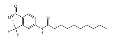 α.α.α-Trifluor-4'-nitro-m-decanotoluidid Structure