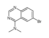 6-bromo-N,N-dimethylquinazolin-4-amine Structure