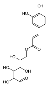 [(2R,3R,4S,5R)-2,3,4,5-tetrahydroxy-6-oxohexyl] (E)-3-(3,4-dihydroxyphenyl)prop-2-enoate Structure