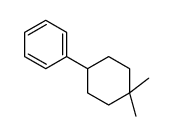 (4,4-dimethylcyclohexyl)benzene结构式