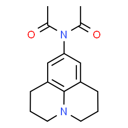 N-Acetyl-N-(2,3,6,7-tetrahydro-1H,5H-benzo[ij]quinolizin-9-yl)acetamide Structure