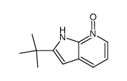 2-(1,1-dimethylethyl)-1H-pyrrolo[2,3-b]pyridine 7-oxide Structure
