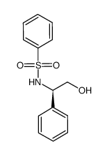 N-[(1R)-2-hydroxy-1-phenylethyl]benzenesulfonamide结构式